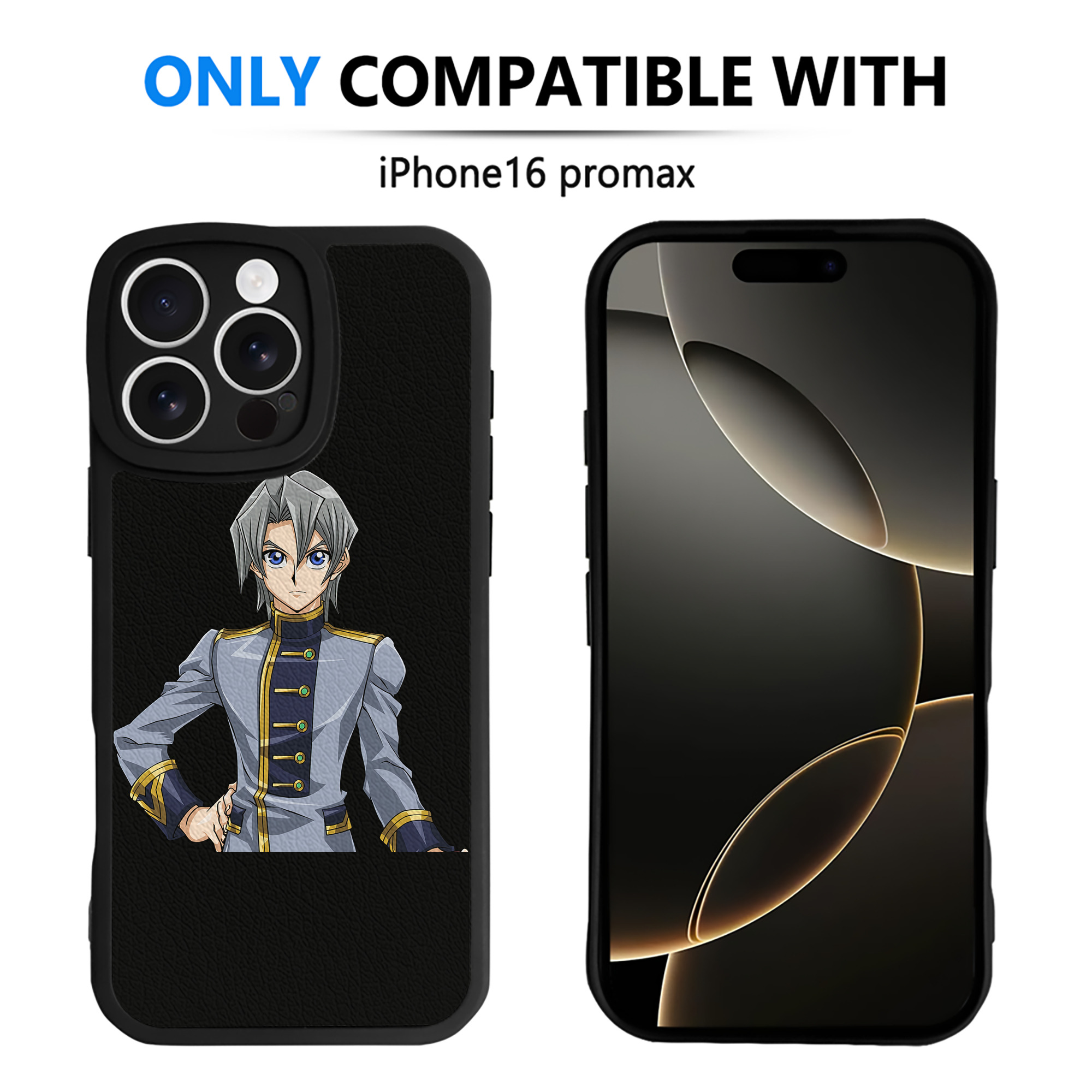 遊☆戯☆王 Yu-Gi-Oh! 【iPhone 16シリーズ対応】シリコンスマホケース（レザー調） 材質：シリコン
